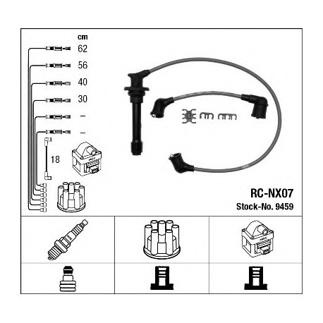 Μπουζοκαλώδια & εξαρτήματα σύνδεσης NGK 9459