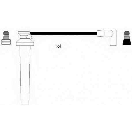 Μπουζοκαλώδια & εξαρτήματα σύνδεσης NGK 2476