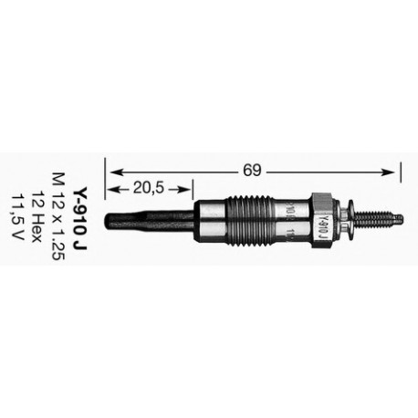 Προθερμαντήρας NGK 3617