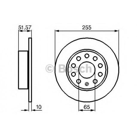 Σετ Δισκόπλακες BOSCH 0986479099