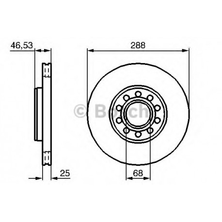 Σετ Δισκόπλακες BOSCH 0986479157