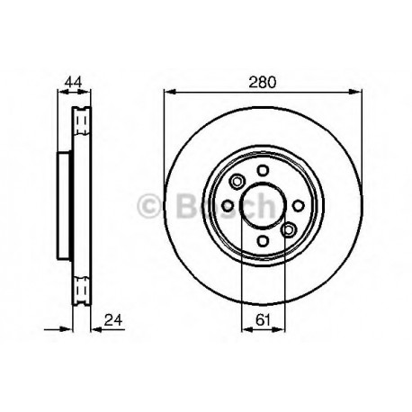 Σετ Δισκόπλακες BOSCH 0986478590