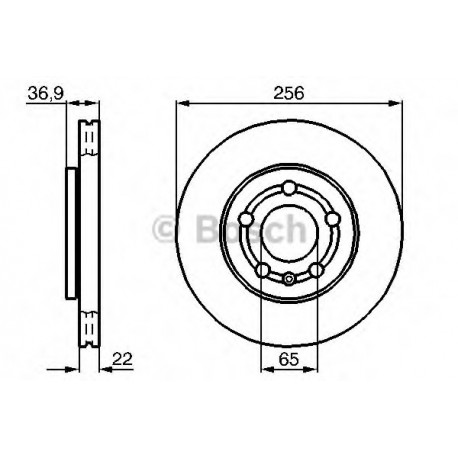 Σετ Δισκόπλακες BOSCH 0986478853