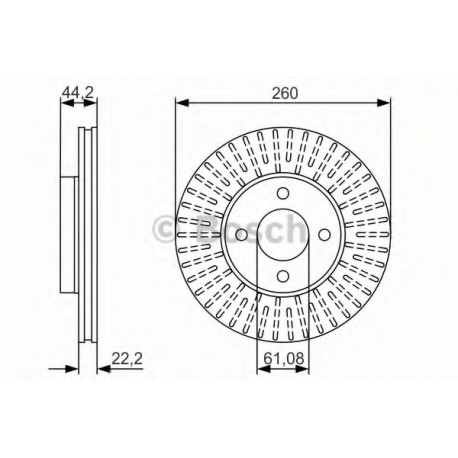 Σετ Δισκόπλακες BOSCH 0986479090