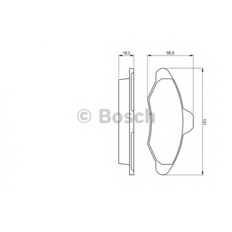 Σετ Τακάκια BOSCH 0986460949