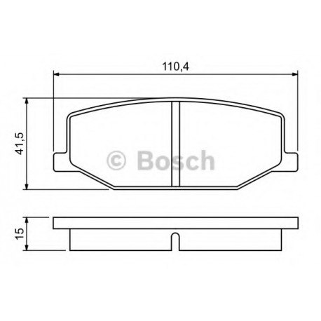 Σετ Τακάκια BOSCH 0986460935