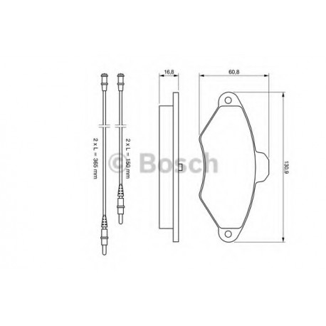 Σετ Τακάκια BOSCH 0986461757