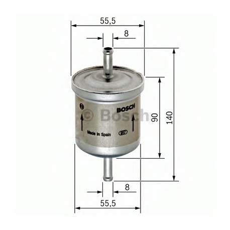 Φίλτρο Καυσίμου BOSCH 0450905280