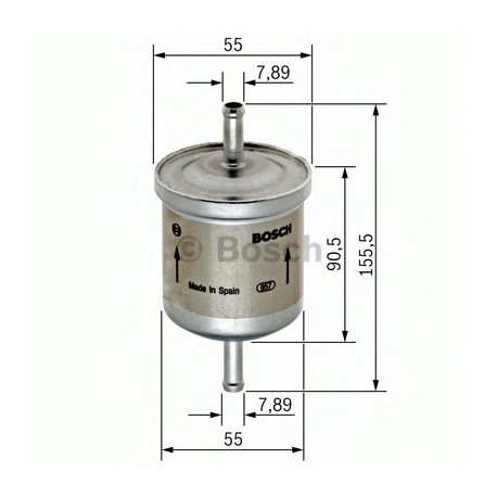 Φίλτρο Καυσίμου BOSCH 0450905316