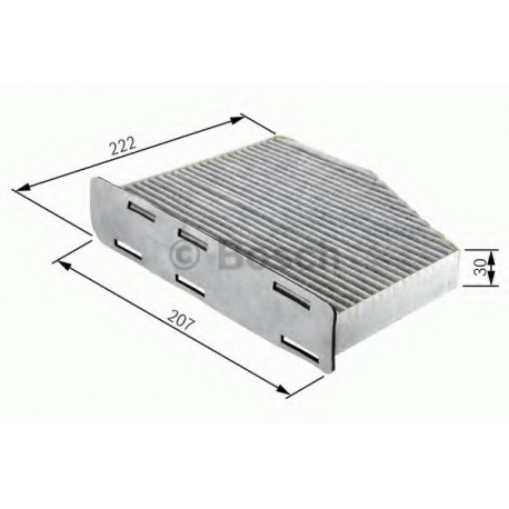 Φίλτρο Αέρα Εσωτερικού Χώρου BOSCH 1987432365
