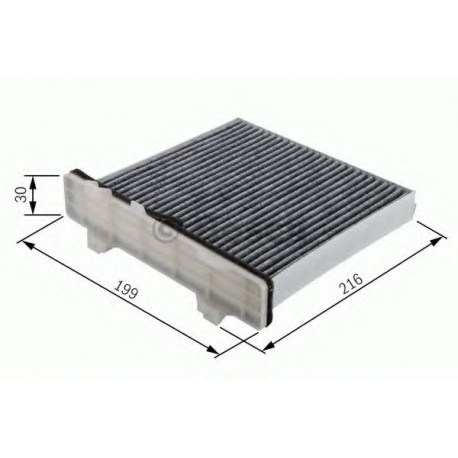 Φίλτρο Αέρα Εσωτερικού Χώρου BOSCH 1987432426