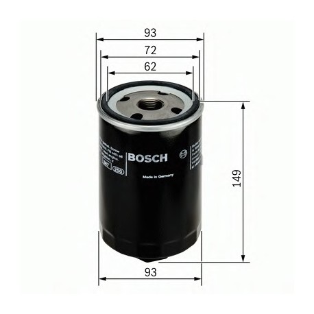 Φίλτρο Λαδιού BOSCH F026407004