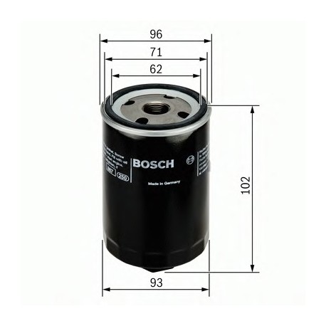 Φίλτρο Λαδιού BOSCH 0451103289