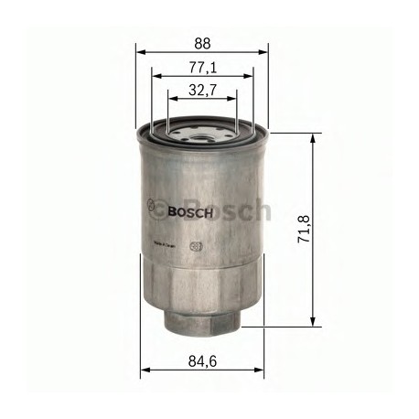 Φίλτρο Καυσίμου BOSCH 1457434201