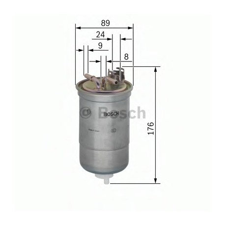 Φίλτρο Καυσίμου BOSCH 0450906437