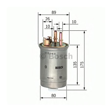 Φίλτρο Καυσίμου BOSCH 0450906357