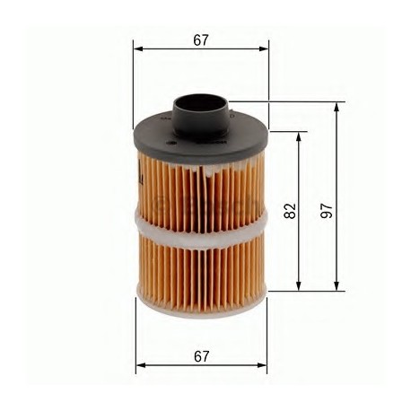 Φίλτρο Καυσίμου BOSCH 1457070001