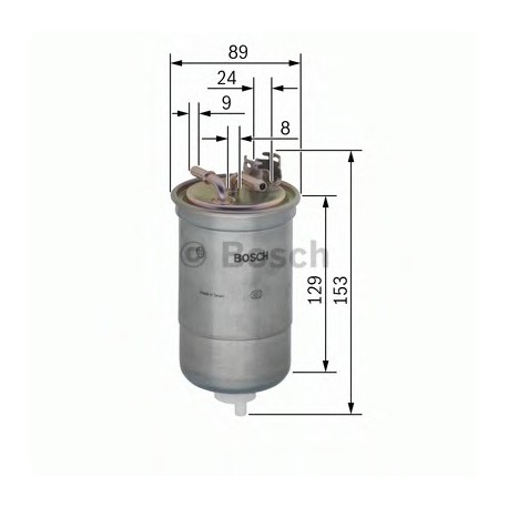 Φίλτρο Καυσίμου BOSCH 0450906334