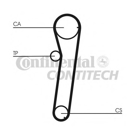 Ιμάντας χρονισμού CONTINENTAL CT739