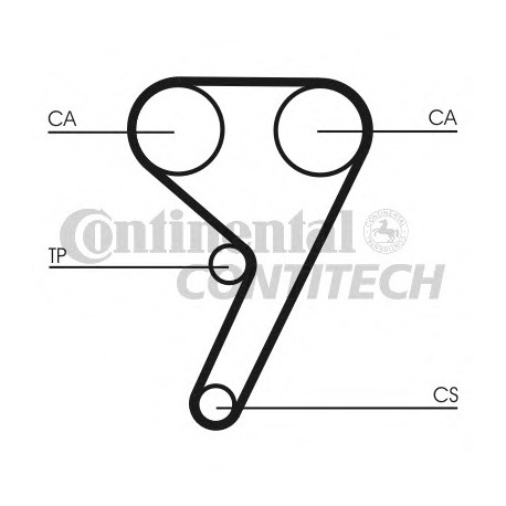 Ιμάντας χρονισμού CONTINENTAL CT881