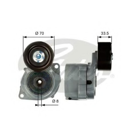 Τεντωτήρας ιμάντα poly-V GATES T39102