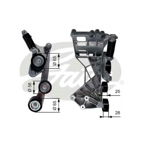 Τεντωτήρας ιμάντα poly-V GATES T39136