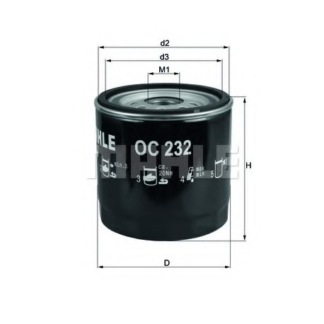 Φίλτρο Λαδιού KNECHT OC232