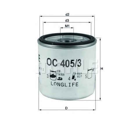 Φίλτρο Λαδιού KNECHT OC4053