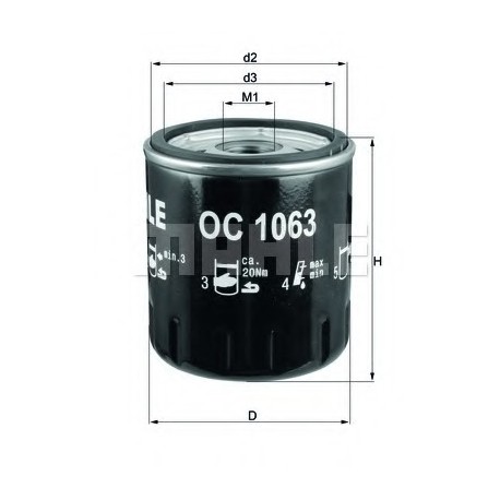 Φίλτρο Λαδιού KNECHT OC1063