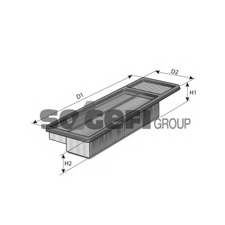Φίλτρο Αέρα PURFLUX A1455