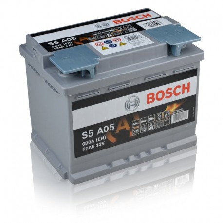 Μπαταρία Αυτοκινήτου Bosch S5A05 12V 60Ah 680A - AGM -START.STOP 