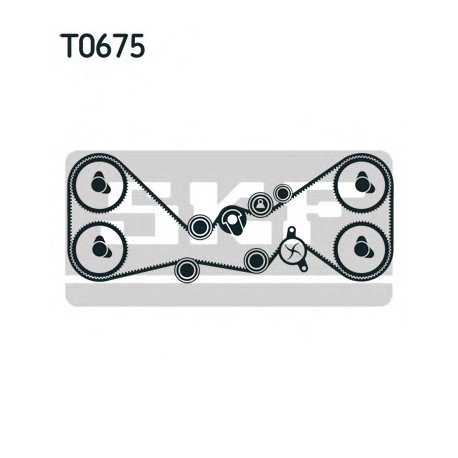 Σετ ιμάντα χρονισμού SKF VKMA98115