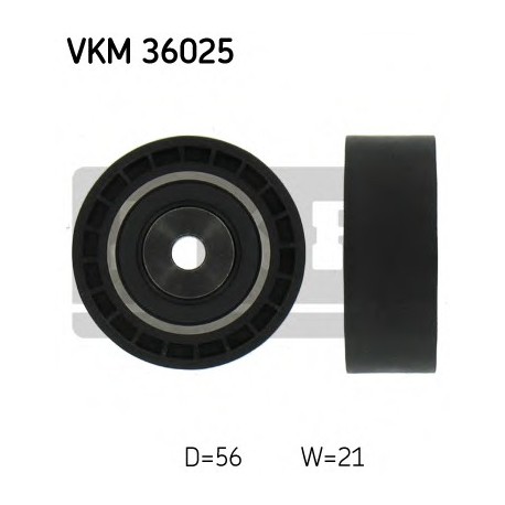 Τροχαλία αδρανείας ιμάντα poly-V SKF VKM36025