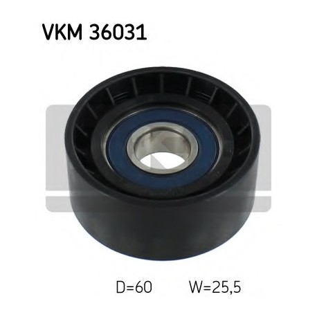Τροχαλία αδρανείας ιμάντα poly-V SKF VKM36031