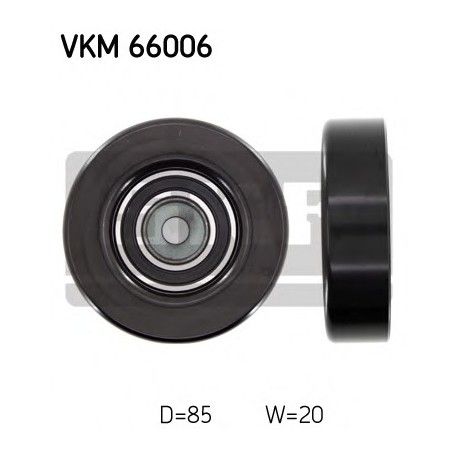 Τροχαλία αδρανείας ιμάντα poly-V SKF VKM66006