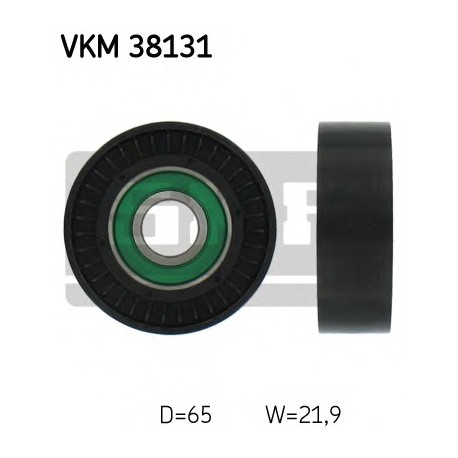 Τροχαλία αδρανείας ιμάντα poly-V SKF VKM38131