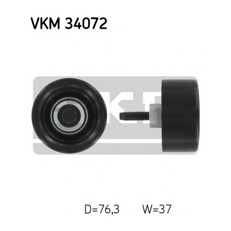 Τροχαλία αδρανείας ιμάντα poly-V SKF VKM34072