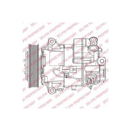 Συμπιεστής  AC & εξαρτήματα DELPHI TSP0155947