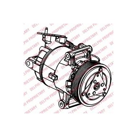 Συμπιεστής  AC & εξαρτήματα DELPHI TSP0155927