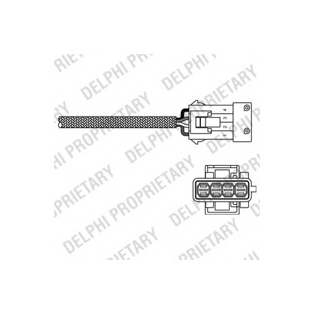 Αισθητήρας λάμδα DELPHI ES1079712B1