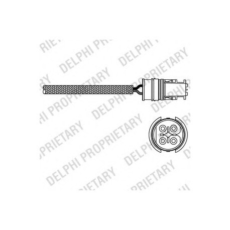 Αισθητήρας λάμδα DELPHI ES2031212B1