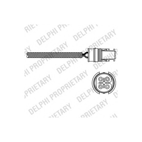 Αισθητήρας λάμδα DELPHI ES2031312B1