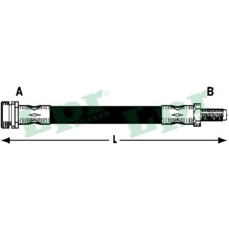 Ελαστικοί σωλήνες φρένων (μαρκούτσια) LPR 6T48269