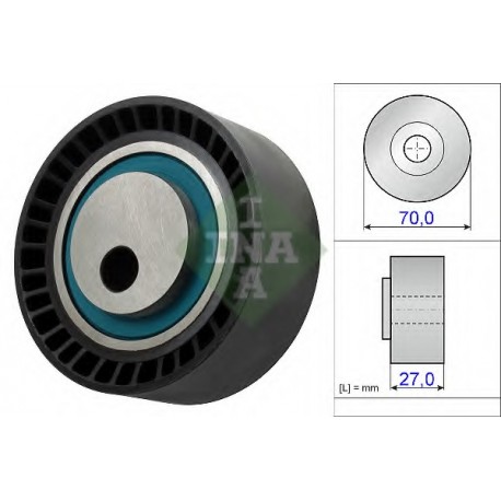 Τεντωτήρας ιμάντα poly-V INA 531014810