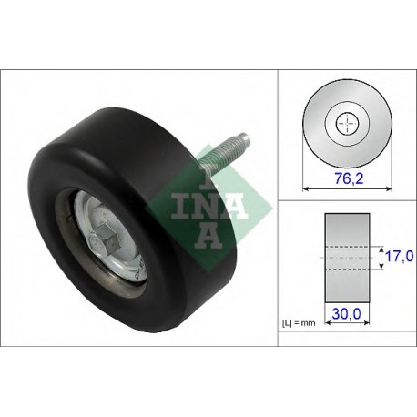 Τροχαλία αδρανείας ιμάντα poly-V INA 532065110