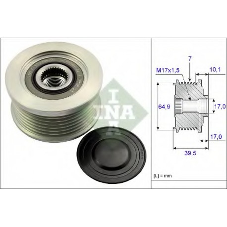 Εξαρτήματα γεννήτριας INA 535017710