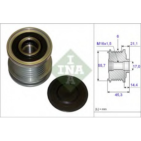 Εξαρτήματα γεννήτριας INA 535003610