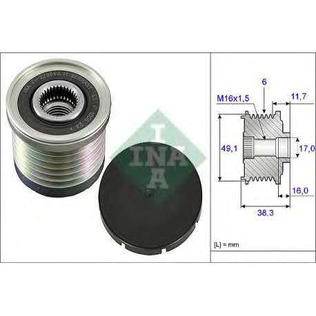 Εξαρτήματα γεννήτριας INA 535003010