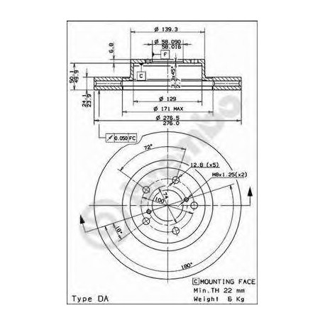 Σετ Δισκόπλακες AP 24424E
