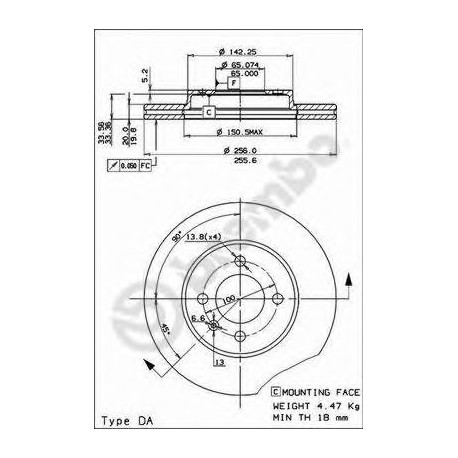 Σετ Δισκόπλακες AP 24217E